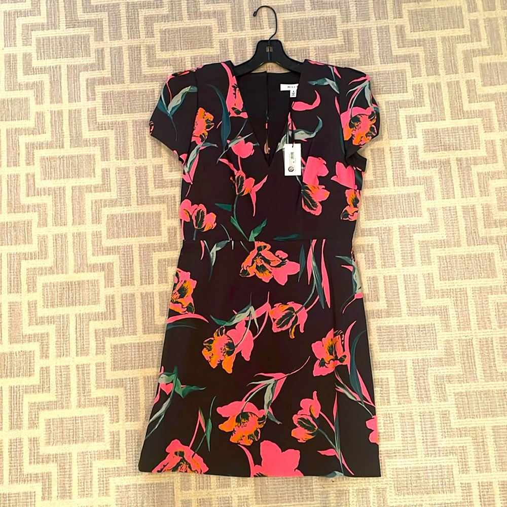 MILLY mini dress; Size 4; cap sleeves